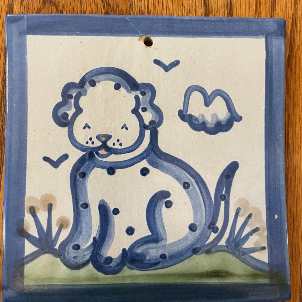 M. A. Hadley Pottery tile